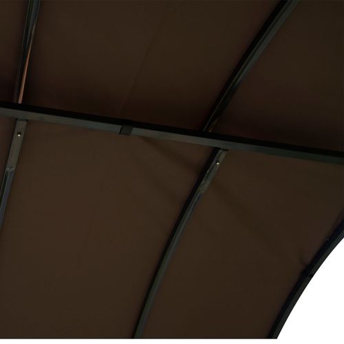 Gazebo Marquee Canopy Awning Shelter Garden Patio BBQ Tent Grill Black