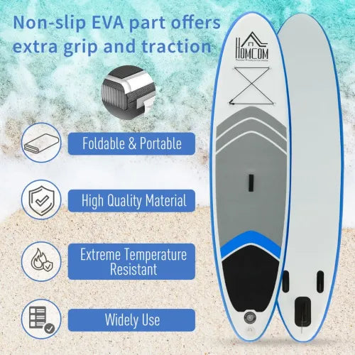 Adventure-Ready 10ft Inflatable Paddle Board - Complete SUP Kit & Accessories!